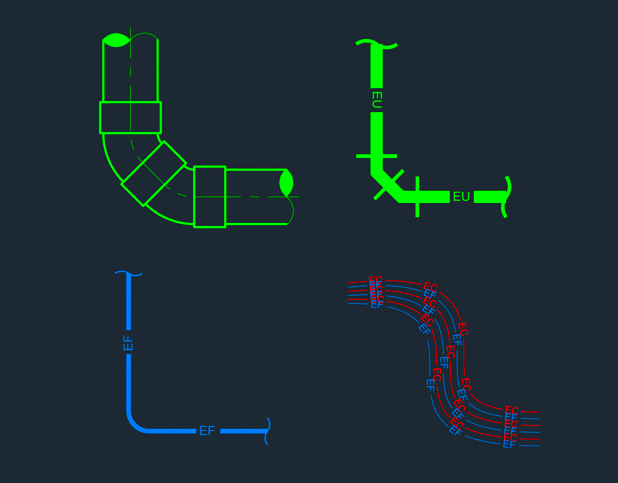 Dessiner les réseaux de fluide sanitaire avec AUTOSAN de la suite AUTOFLUID